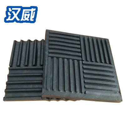 批发 橡胶减震垫 方形长方形橡胶减震垫 供应空调外机橡胶减振垫图2