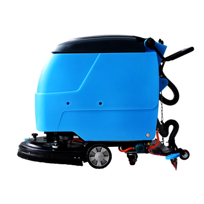 全自动手推式洗地机 车间工厂手推拖地机 多功能路面洗地机