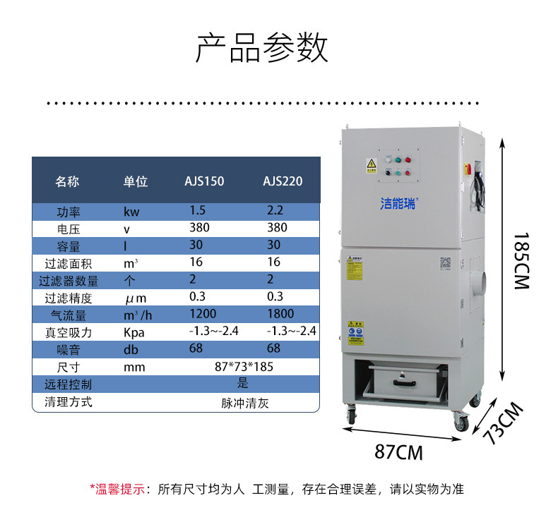 脉冲滤筒除尘器AJS220