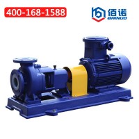 上海佰诺泵阀IHF50-32-125离心泵耐腐蚀化工泵化工厂专用泵