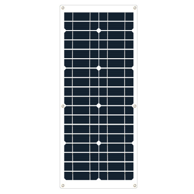厂家现货太阳能板 单晶柔性35W层压太阳能光伏板便携太阳能充电板