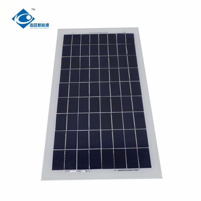 余姚志旺新能源18V多晶硅太阳能发电板玻璃裸板15W可定制图1