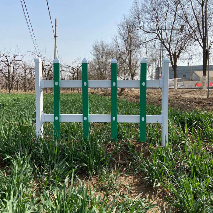 pvc塑钢绿地园林公园小区绿化草坪护栏 长沙 户外欧式别墅安全防护栏塑钢护栏