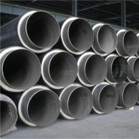 圣泽加工 聚乙烯保温钢管 聚氨酯保温钢管 预制直埋保温管