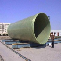 【华强】 厂家直销 大口径缠绕管道 耐酸碱排污管道 玻璃钢保温管道