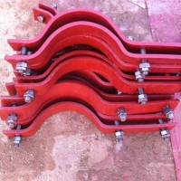 芳擎A7-1 三螺栓管夹（保温管用） 碳钢材质 三螺栓管夹厂家