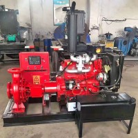 卡博恩柴油机消防泵 柴油多级消防泵组  移动便捷柴油水泵价格