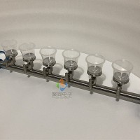 不锈钢微生物过滤检测系统1/3/6联内置隔膜泵微生物限度仪可拆卸 微生物限度检测仪