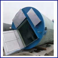 一体化预制泵站 雨水污水提升泵站 玻璃钢筒体一体式地埋式排污泵站
