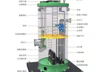 锐鸿 一体化泵站 一体化预制泵站 一体化污水泵站 玻璃钢一体化泵站