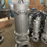 WQP全不锈钢排污泵耐腐蚀耐酸碱不锈钢潜水泵化工厂电镀污水泵