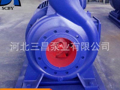 卧式直联管道泵ISW80-250A单级单吸清水泵离心泵18.5KW热水循环泵