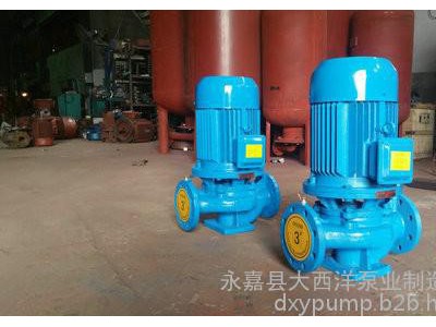 大西洋泵业ISG150-350离心泵,立式单级管道离心泵,离心泵生产厂家
