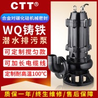CTT潜水泵排污潜水泵200WQ200-20-22高扬程QW型无堵塞立式