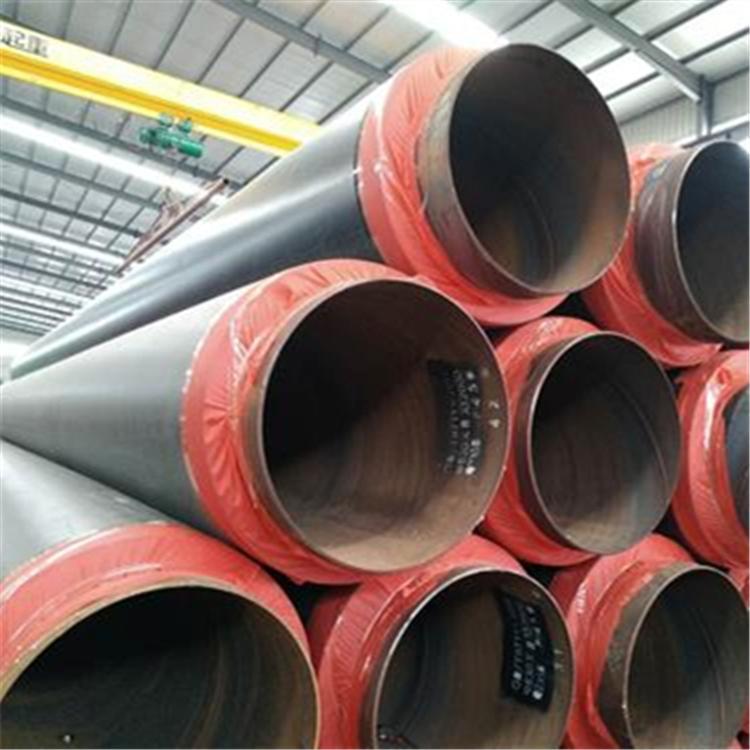 塑套钢保温管 聚氨脂预制保温钢管聚茂管道加工生产