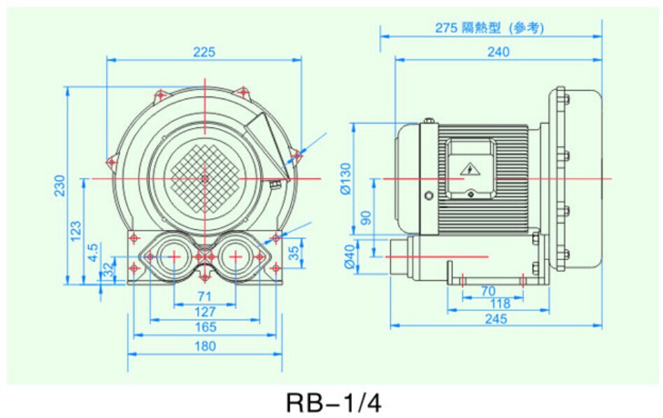 苏州高压风机RB-1/4